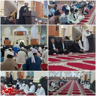 مراسم گرامیداشت میلاد نبی مکرم اسلام(ص) و هفته وحدت در سیریک برگزار شد