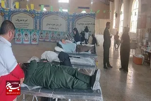 اهدای ۳۵ هزار سی سی خون توسط اهالی خونگرم شهرستان کوه چنار به مناسبت اعیاد شعبانیه