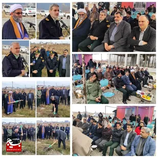 آئین کلنگ زنی پروژه احداث منازل سازمانی در چالوس