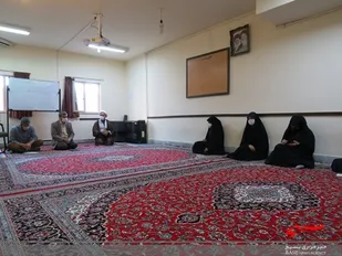 نشست تربیت تعالی مسئول دفتر نمایندگی ولی فقیه با مسئول حوزه خواهران بسیج دانشجویی