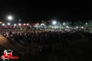 حضور پرشور مردم در خیمه گاه حسینی وردنجان+عکس