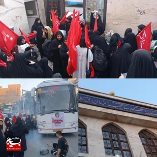 کاروان زائران خوزستانی امیدیه در شهر ری اسکان یافتند