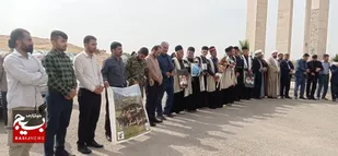 استقبال عشایر بختیاری و مردم لالی از  از کاروان خدام آستان قدس رضوی