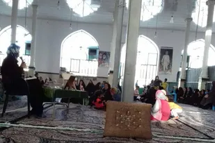 برگزاری جشن میلادحضرت محمد (ص) وامام جعفرصادق (ع) در پایگاه مهدیه روستای خرم اباد