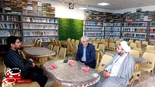 دیدار مسئول تعلیم و تربیت سپاه خمینی شهر با مسئول دارالقرآن اهل البیت