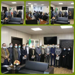 نشست مدیرکل امور مالیاتی استان گیلان با اعضای شورای پایگاه بسیج شهید صباغ گل این اداره کل و تقدیر از بسیجیان نمونه