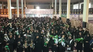 همایش شیرخوارگان حسینی در میاندوآب برگزار شد