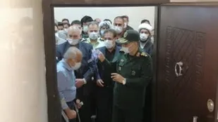 افتتاح درمانگاه شهدای دشت آزادگان با حضور سردار شاهوارپور