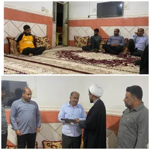 دیدار فرمانده ناحیه مقاومت بسیج سپاه شهرستان سیریک با رزمنده و پیشکسوت بسیجی