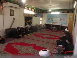 مراسم معارفه مسئول کانون مساجد در شهرستان مانه وسملقان