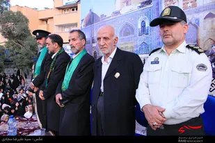 حضور خادمین رضوی در امامزاده عبدالله(ع)همدان