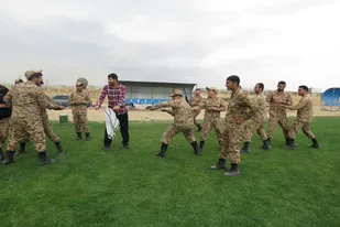 آیین گرامیداشت روز سرباز در فامنین برگزار شد