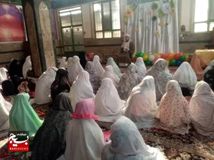 برگزاری آیین باشکوه اعتکاف رجبیه ویژه دانش&zwnj;آموزان دختر در گرجی سفلی