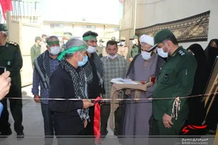 آیین افتتاح برپایی نمایشگاه هفته مقدس در محوطه حوزه برگزار گردید.