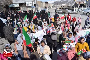 راهپيمايی یوم&zwnj;الله ۲۲ بهمن&zwnj;ماه در شهر ازندریان ملایر