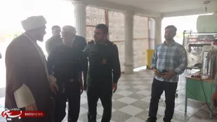سرکشی جانشین فرماندهی و مسئول دفتر نمایندگی ولی فقیه ازمواکب در آغاجاری