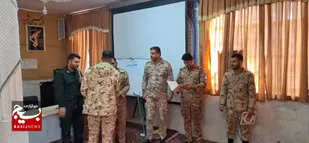 تجلیل از سربازان گردان کربلا شاهرود