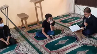 مراسم عزاداری سالار شهیدان در پایگاه بسیج محمد رسول الله(ص) خوانسار