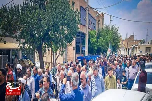 خروش مردم سرخه در محکومیت حمله تروریستی رژیم شیطانی اسرائیل