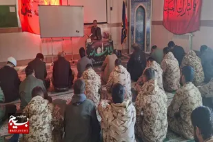 برگزاری مراسم سوگواری ایام فاطمیه در معاونت آماد و پشتیبانی همدان