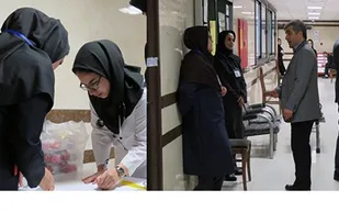 برگزاری آزمون صلاحیت بالینی در بیمارستان امام حسین (ع) شاهرود