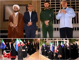 اعزام کاروان دخترانه &laquo;اخت&zwnj;الرضا&raquo; بسیج دانش&zwnj;آموزی شرق اهواز به قم و مشهد مقدس