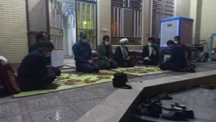 برپایی حسینیه سیار به یاد اموات تازه از دنیا رفته در شهرستان بافق+تصاویر