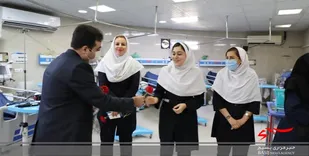اقدام خیرخواهانه یک جوان بهبود یافته از کرونا در بیمارستان رازی اهواز