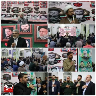 یادواره شهدای کربلای خان طومان و مسجد جامع شهر زیراب