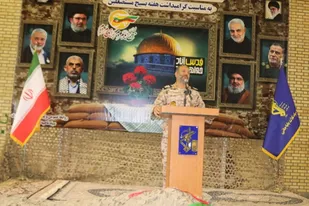 تجمع باشکوه اقتدار بسیجیان در ثلاث باباجانی برگزار شد