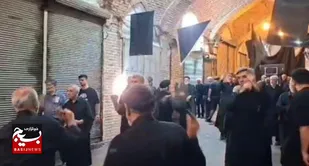عزاداری سنتی بازار تبریز نمودی از نسل ها دلدادگی به اباعبدالله(ع)