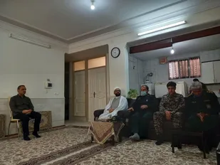 دیداررزمندگان گردان 117 لشکر14 امام حسین(علیه السلام) باجانبازان ویادگاران دوران دفاع مقدس