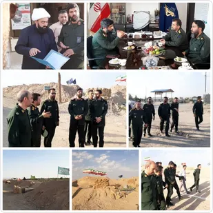 حضور معاون فرهنگی سازمان بسیج در ناحیه پیشوا