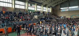 برگزاری مراسم باشکوه اقتدار بسیجیان شهرستان قوچان