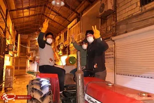 گروه&zwnj;هاي جهادی گلپايگان در پايش كرونا در کنار مردم