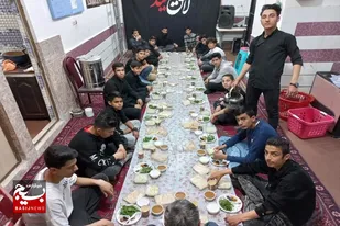 پایگاه امام حسین (ع) سرخه سیاه پوش شد