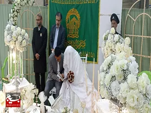 جشن ازدواج آسان درتنگستان برگزار شد