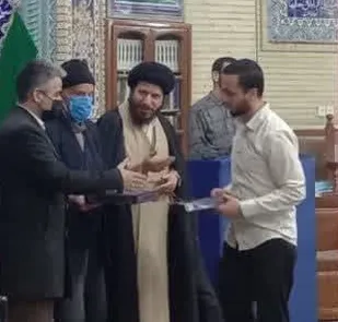 تجلیل از معتکفین مسجد جامع امام خمینی(ره) پیشوا
