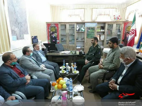 دیدار خیر فراهانی با فرمانده سپاه ناحیه فراهان+تصاویر