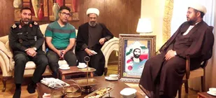 دیدار با خانواده شهدای طلبه و روحانی در شهرستان بجنورد