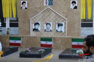 طرح بهسازی گلزار شهدای امیرکلای بابل بهره برداری شد + تصاویر