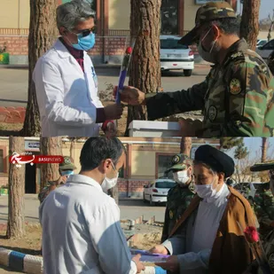 تجلیل از پرستاران و کادر درمان درمانگاه کوثر لشکر ۵۸ ذوالفقار شاهرود