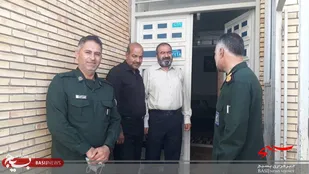 دیدار فرمانده ناحیه حضرت امیرالمومنین (ع)از پیشکسوت دفاع مقدس به مناسبت بازگشت آزدگان به میهن اسلامی