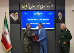 تقدیر فرمانده ارشد آجا در استان از استاندار خراسان جنوبی&nbsp;