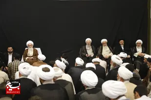 مراسم بزرگداشت شهدای غزه و اعلام همبستگی با ملت مظلوم فلسطین از سوی آیت الله نوری همدانی