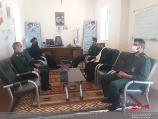 دیدار مسئولین سپاه شهرستان کوهبنان با ریاست سازمان تبلیغات