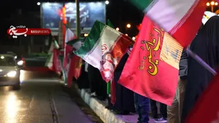 حضور حماسی مردم قزوین در شب اربعین حسینی