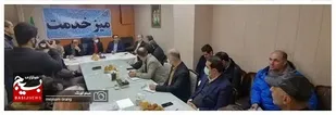 میز خدمت مالیاتی این بار در اتحادیه چرم تهران برگزار شد