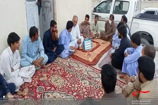 بازدید فرمانده حوزه امام حسین سپاه شهرستان خاش از پایگاه بسیج شهید جنگی زهی