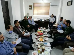 برگزاری جلسه رده های اقشاری و سازمان بسیج کارمندان سپاه قدس گیلان